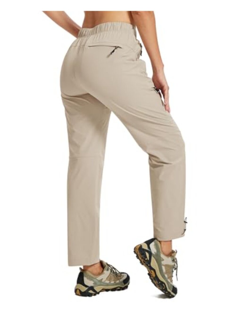 Women's Hiking Cargo Pants Lightweight Quick Dry Water Resistant 5 Pockets